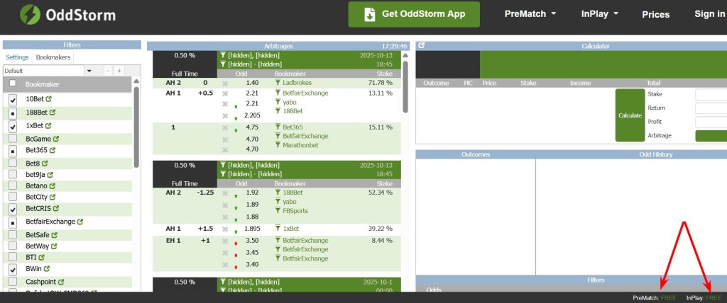 OddsStorm Review